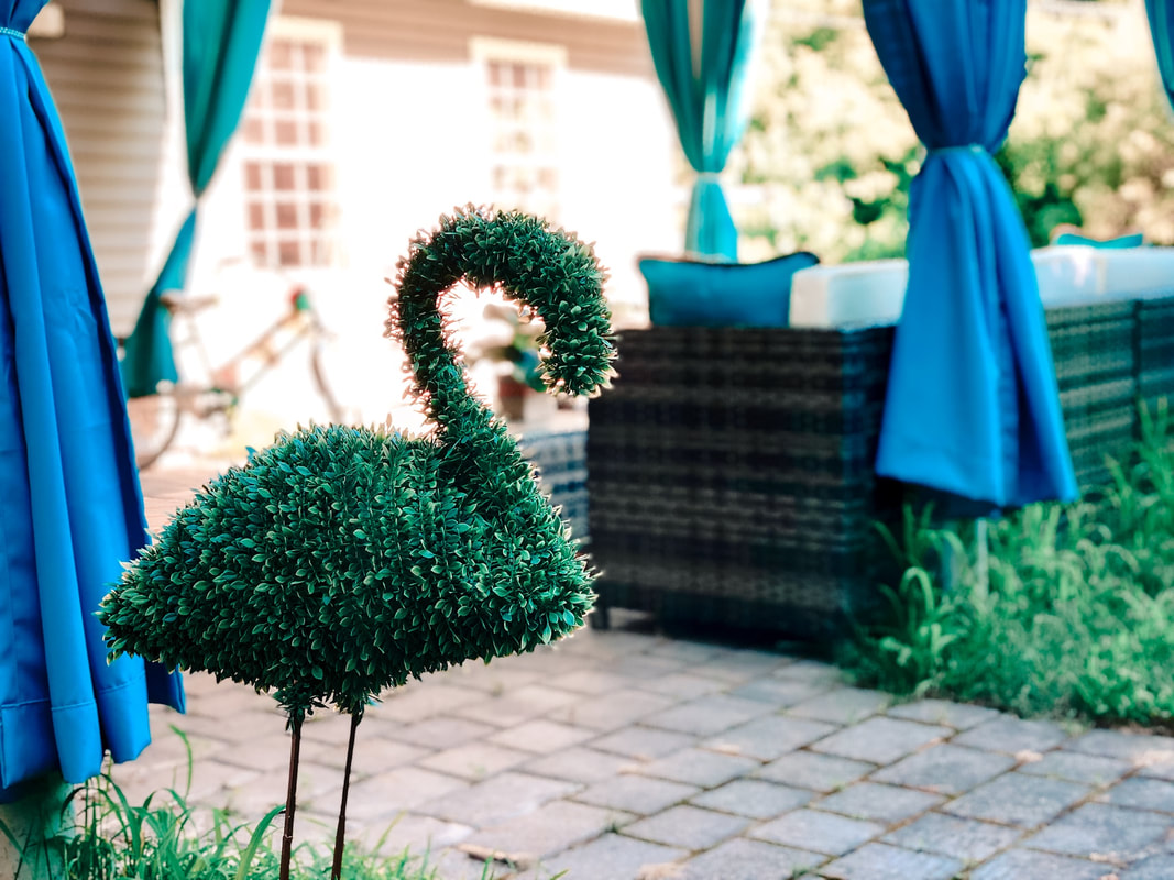 Patio Paradise Topiary Flamingo - That Blissful Balance