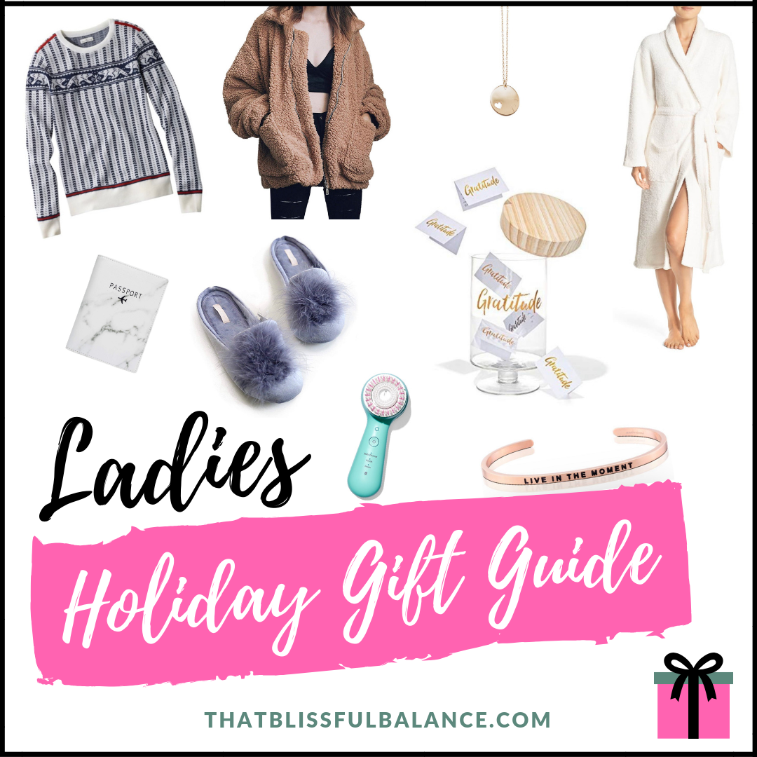 Luxe and Cozy Holiday Gift Guide 2018 for Women ThatBlissfulBalance.com